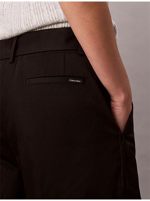 cotto twill belted trouser CALVIN KLEIN JEANS | LV044D639GUB1